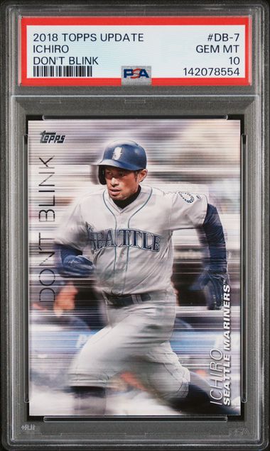2018 Topps TOPPS UPDATE DON'T BLINK #DB-7 Ichiro front