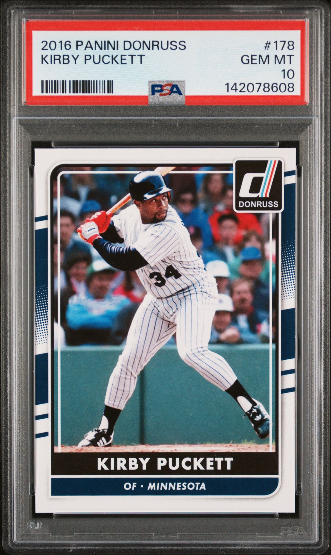 2016 Panini PANINI DONRUSS #178 Kirby Puckett front