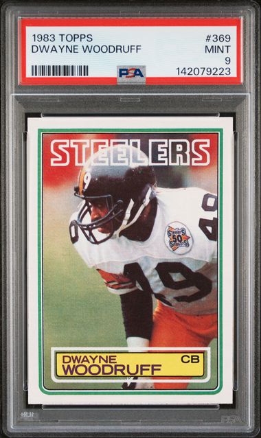 1983 Topps #369 Dwayne Woodruff front