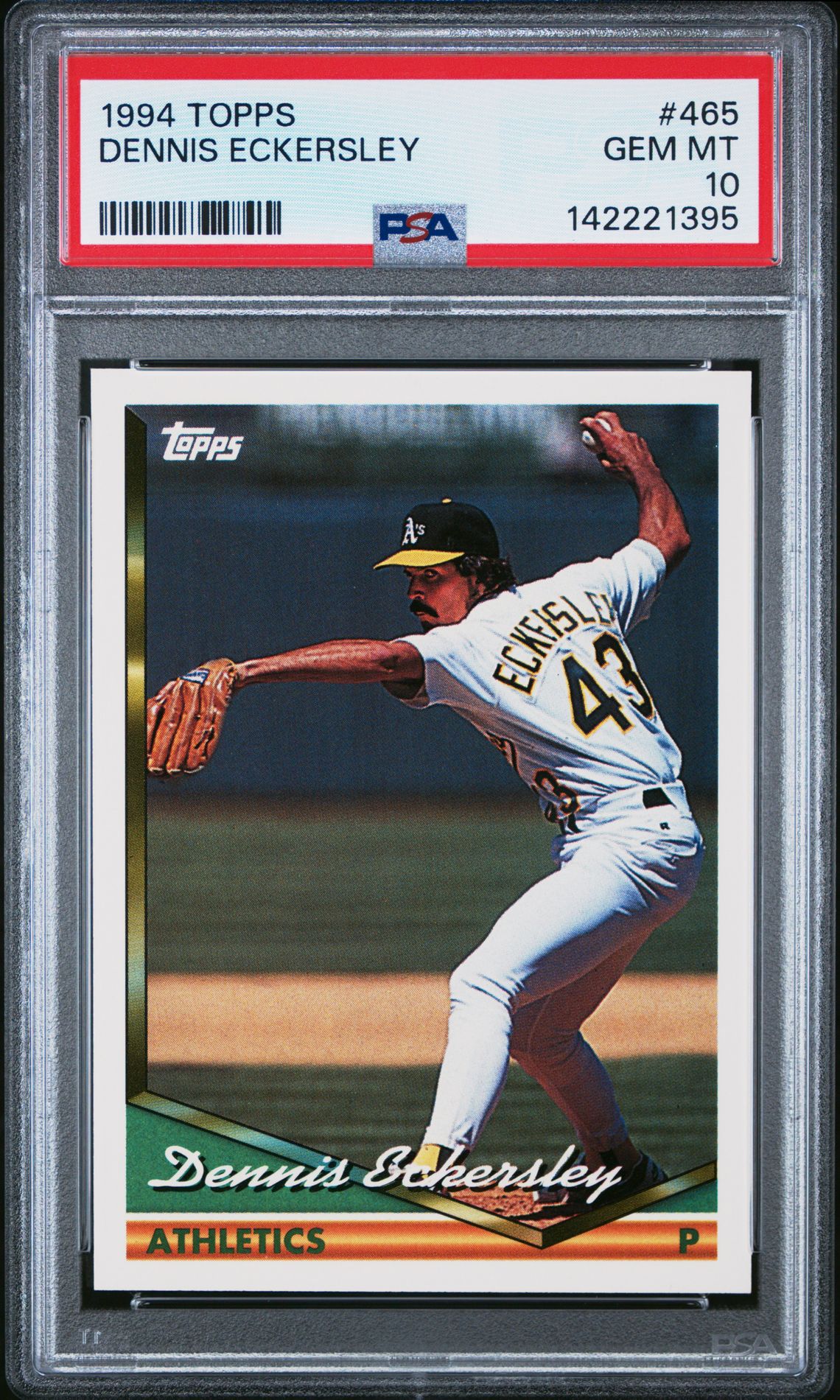 1994 Topps TOPPS #465 Dennis Eckersley front