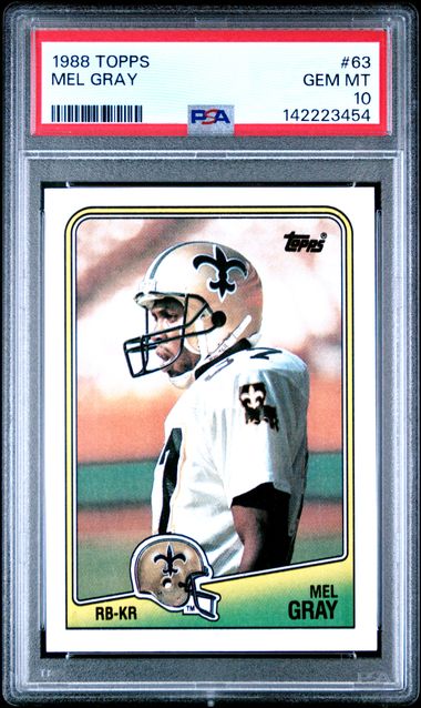 1988 Topps #63 Mel Gray front