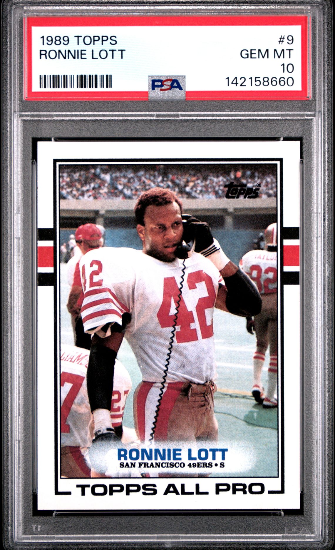 1989 Topps TOPPS #9 Ronnie Lott front