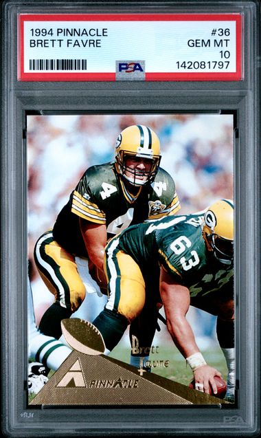 1994 Pinnacle #36 Brett Favre front