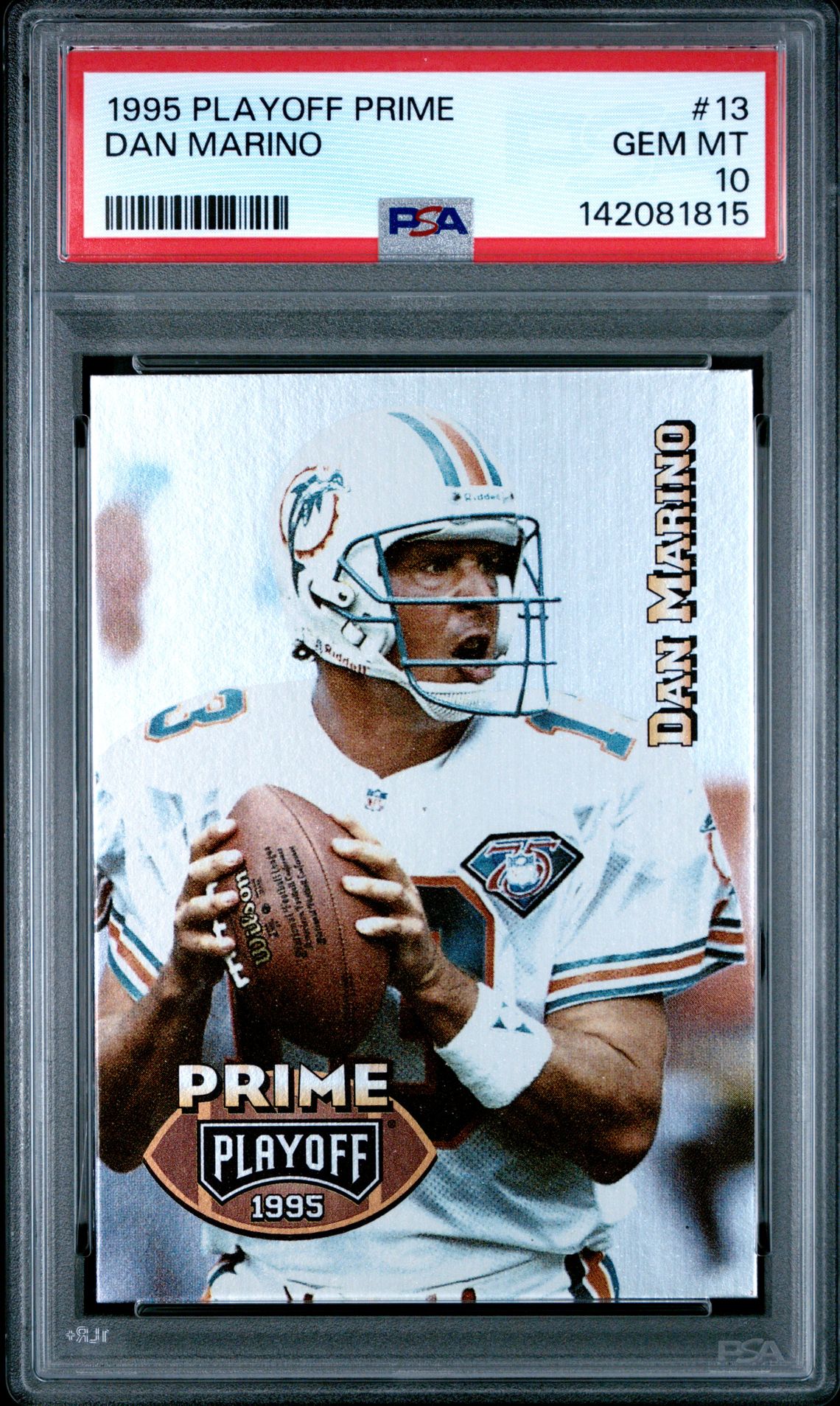 1995 PLAYOFF PRIME #13 Dan Marino front