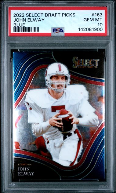 2022 Panini Select Blue #163 John Elway front