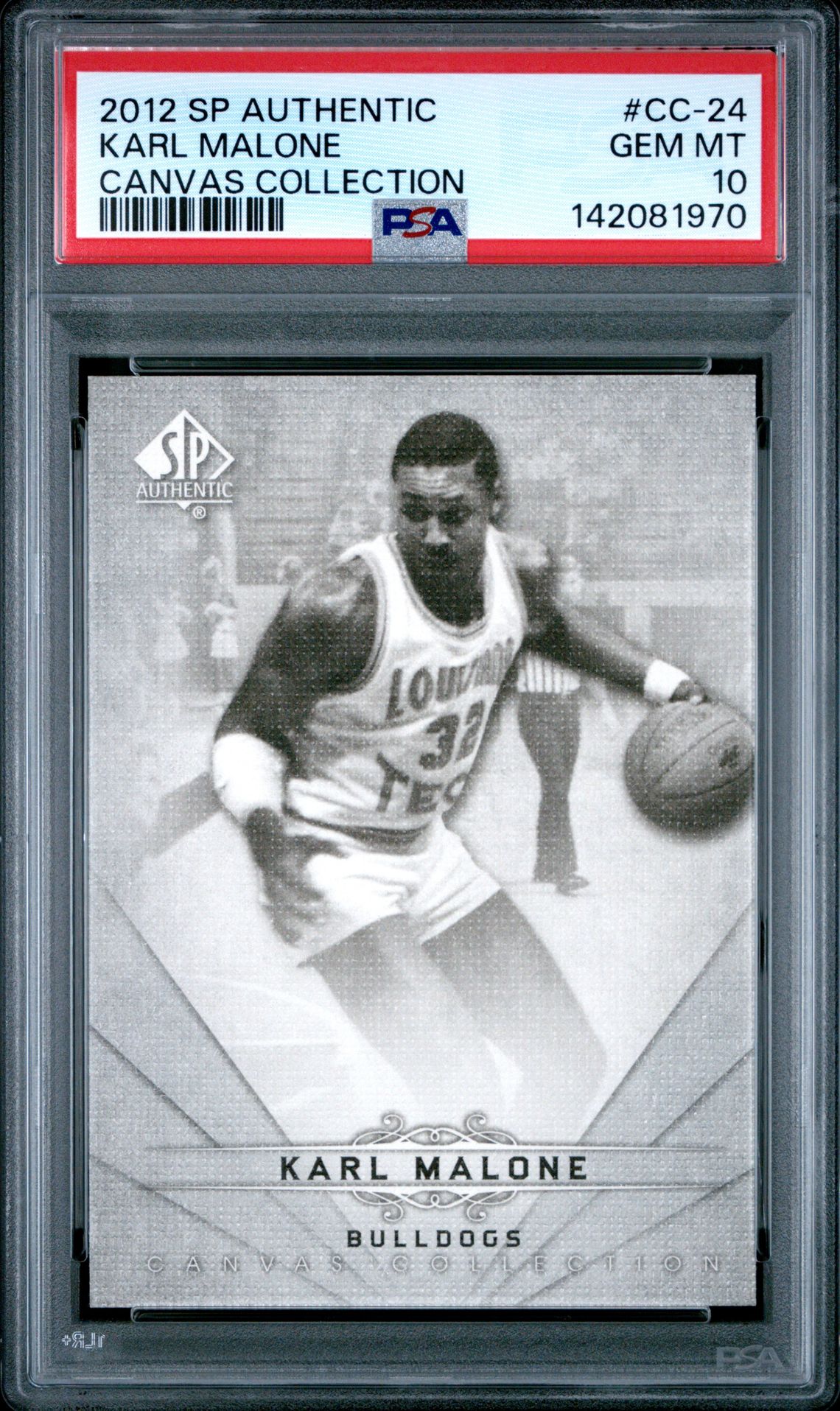 2012 Upper Deck SP AUTHENTIC CANVAS COLLECTION #CC-24 Karl Malone front