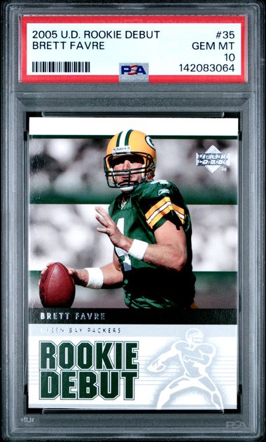 2005 Upper Deck Rookie #35 Brett Favre front