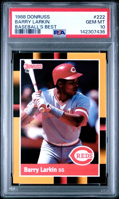 1988 Donruss Donruss Baseball's Best #222 Barry Larkin front