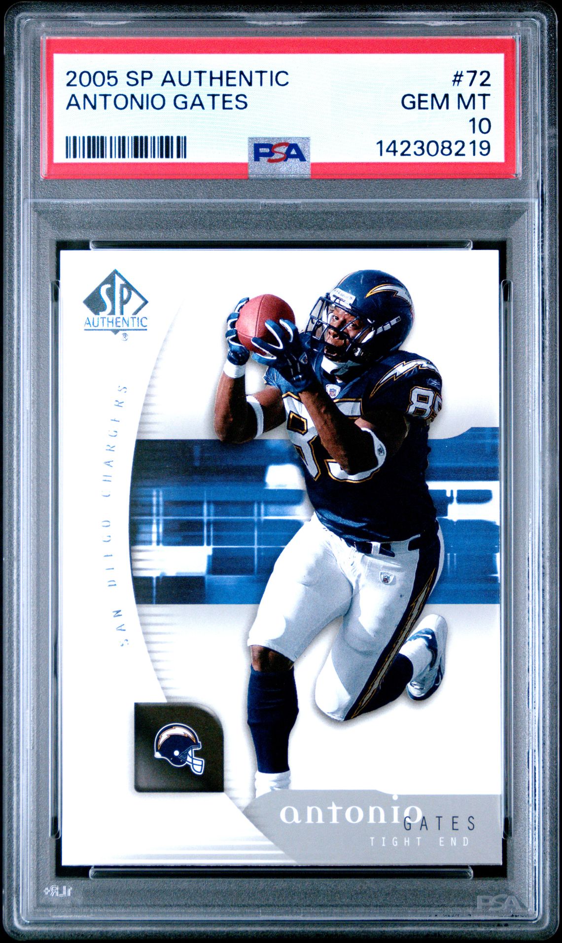 2005 SP Authentic SP AUTHENTIC #72 Antonio Gates front