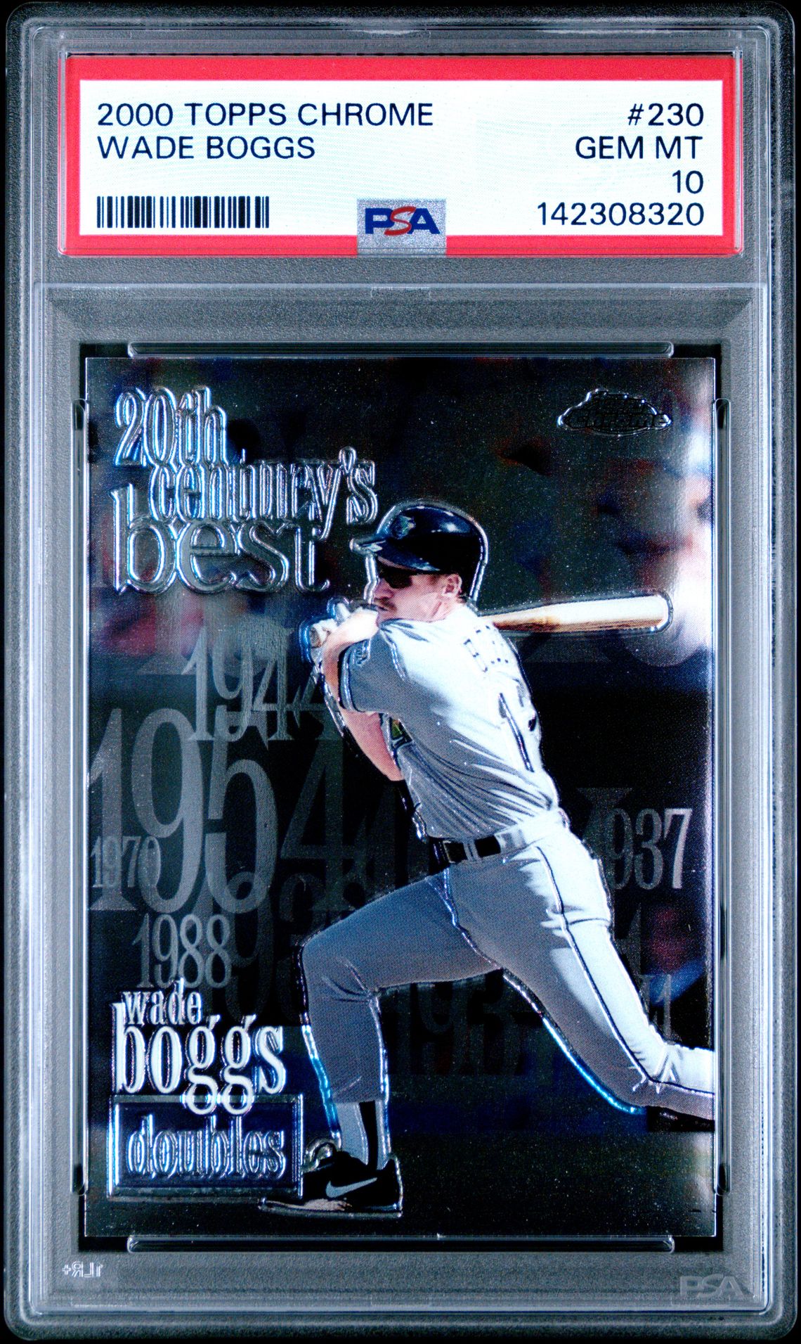 2000 Topps TOPPS CHROME #230 Wade Boggs front