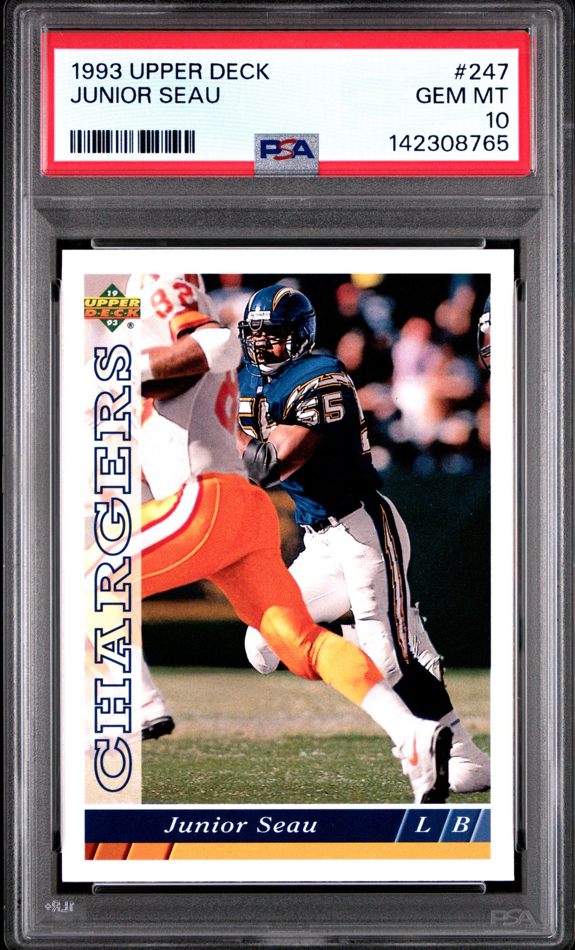 1993 Upper Deck UPPER DECK #247 Junior Seau front
