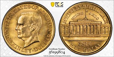 1916 G$1 McKinley MS64