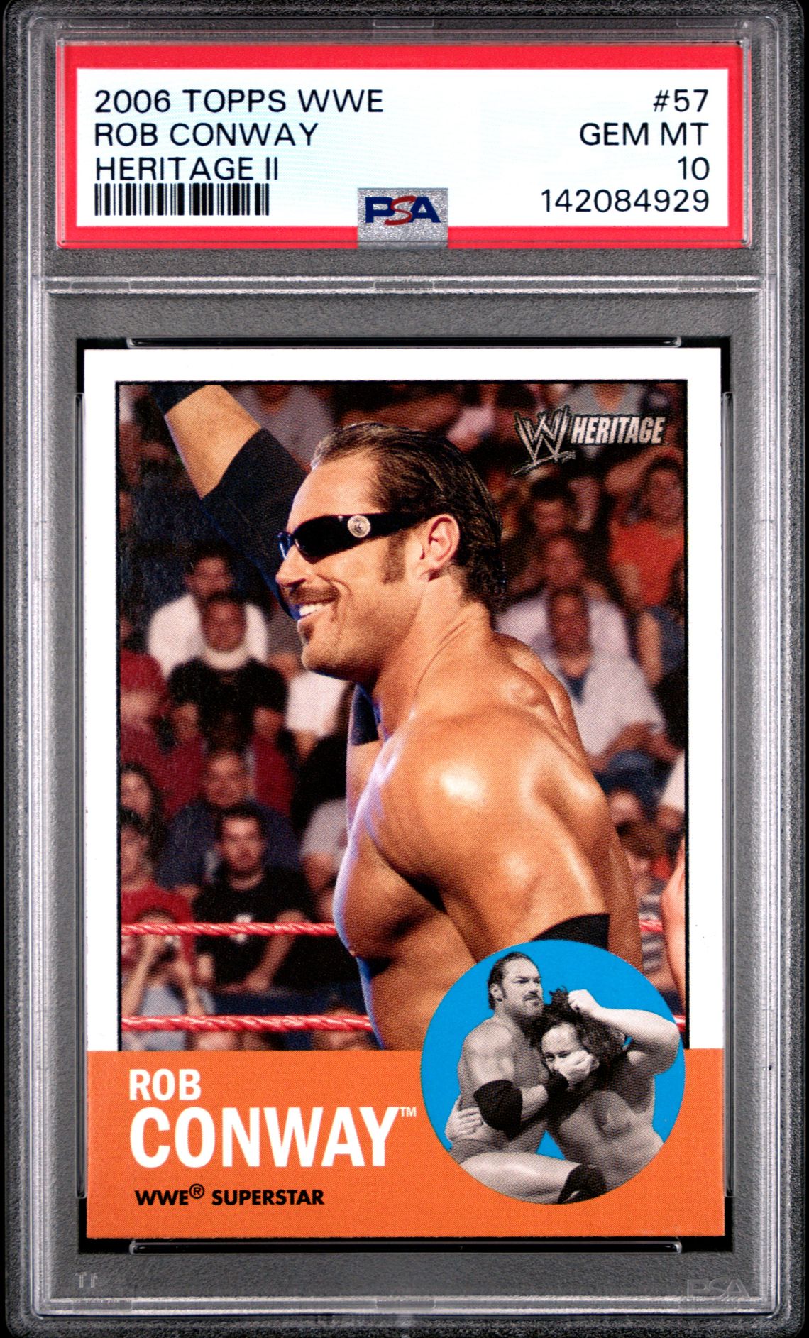 2006 Topps TOPPS WWE HERITAGE II #57 Rob Conway front