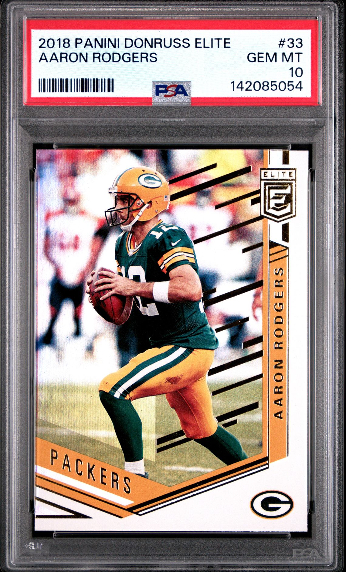 2018 Panini PANINI DONRUSS ELITE #33 Aaron Rodgers front