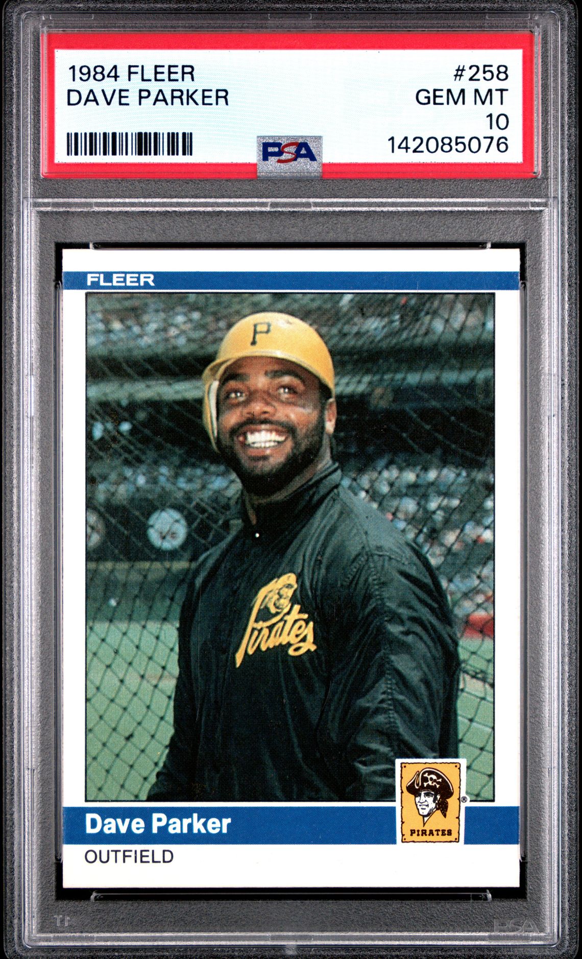 1984 Fleer FLEER #258 Dave Parker front
