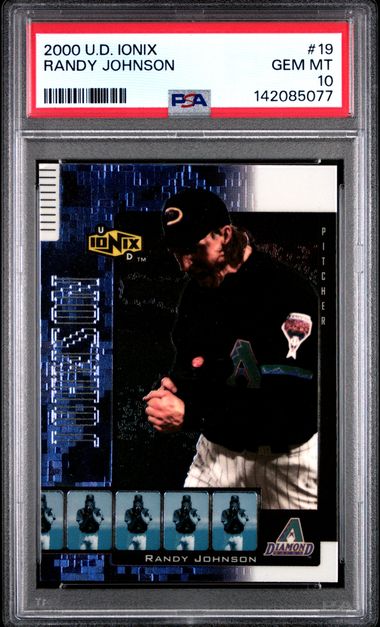 2000 Upper Deck UPPER DECK IONIX #19 Randy Johnson front