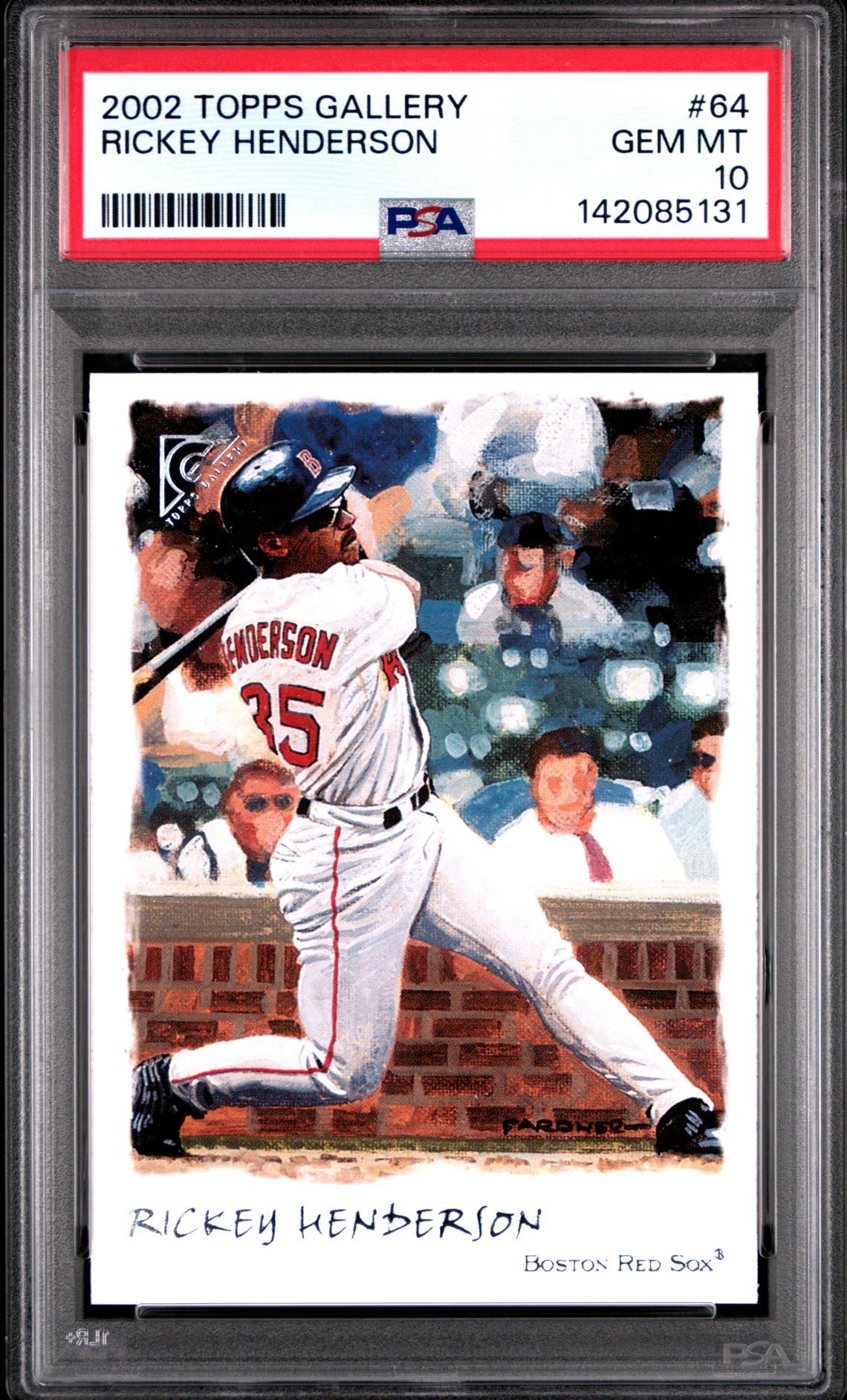 2002 Topps TOPPS GALLERY #64 Rickey Henderson front