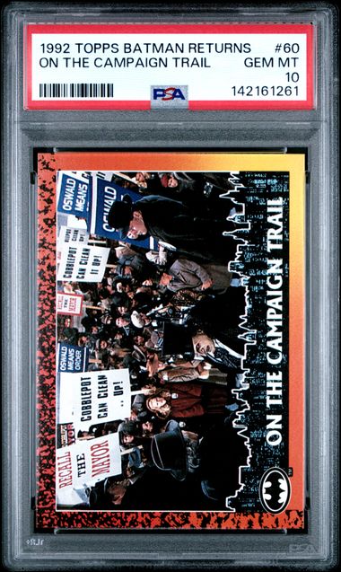 1992 Topps #60 Batman Returns Campaign front