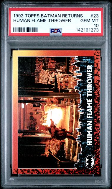 1992 Topps #23 Batman Returns Human front