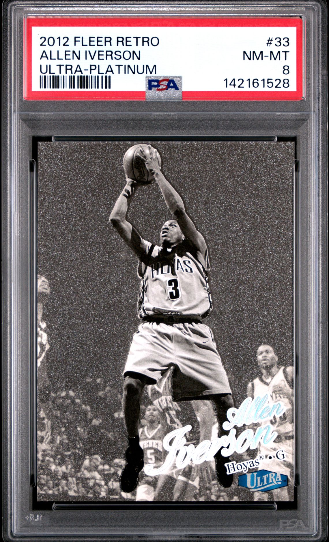 2012 Fleer FLEER RETRO ULTRA PLATINUM #33 Allen Iverson front