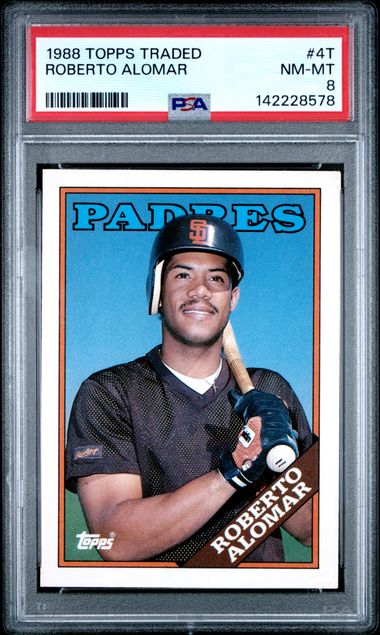 1988 Topps Topps Traded #4T Roberto Alomar front