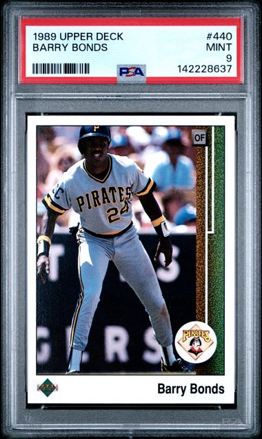 Upper Deck Barry Bonds front