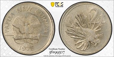 1975 2 Toea MS62BN