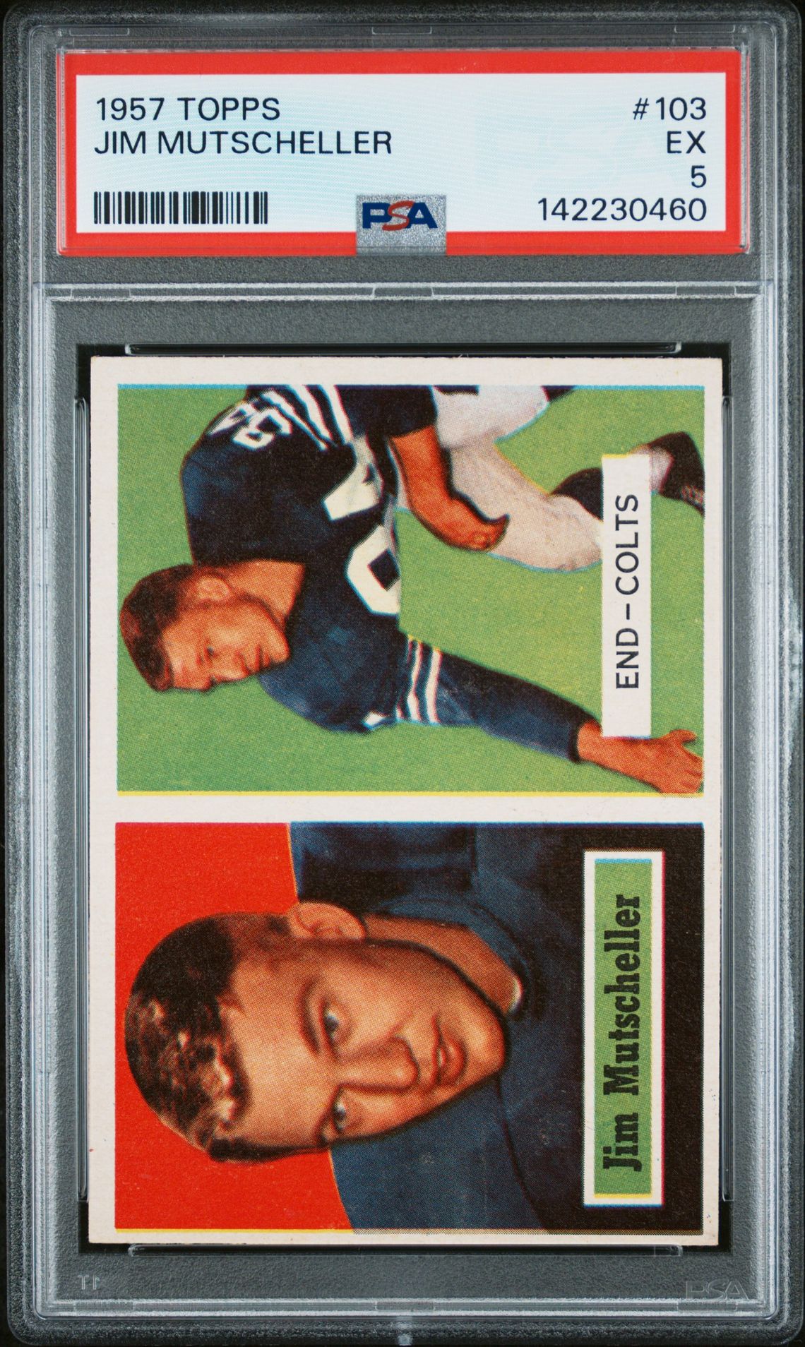 1957 Topps TOPPS #103 Jim Mutscheller front