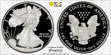 1994-P $1 Silver Eagle PR70DCAM