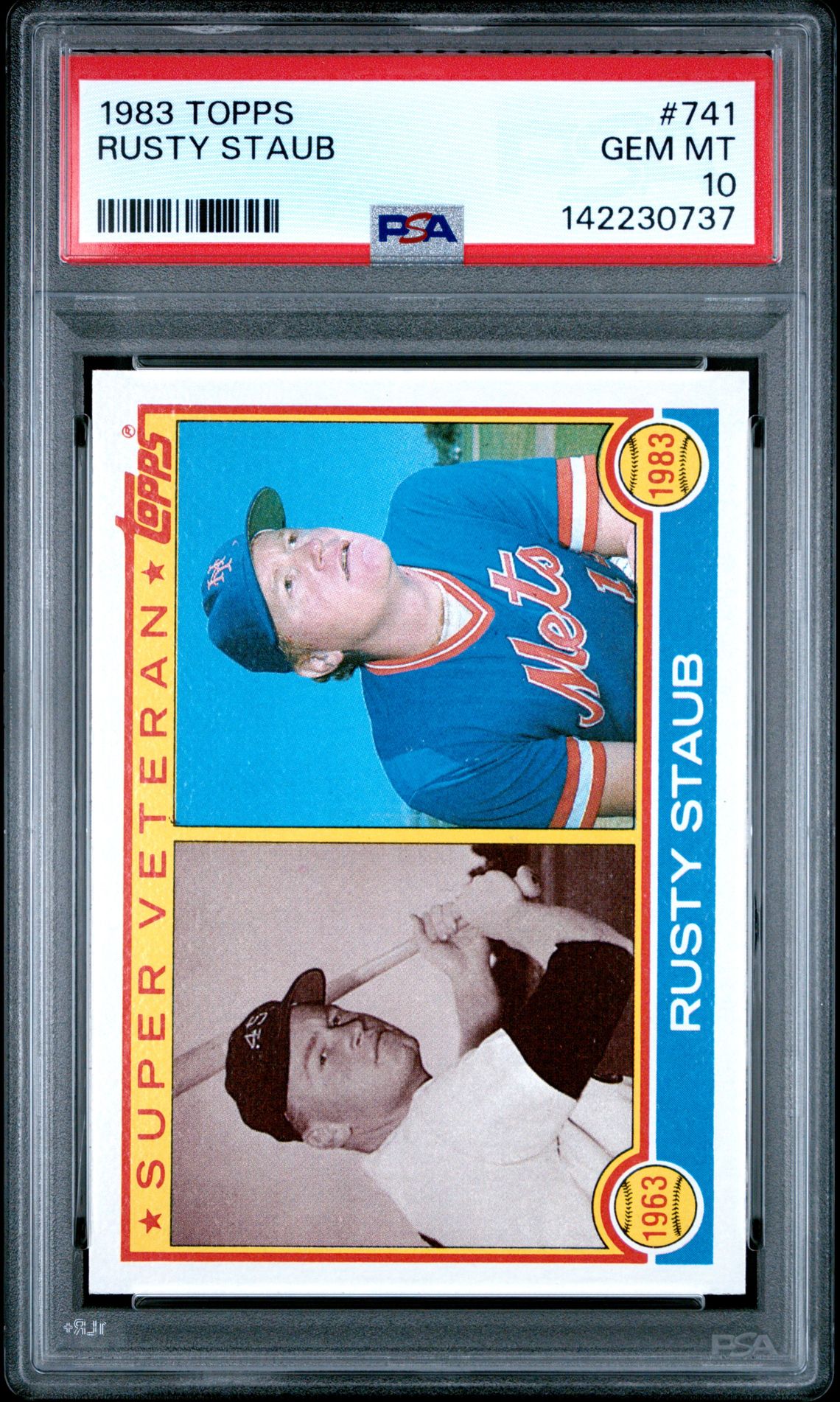 1983 Topps TOPPS #741 Rusty Staub front