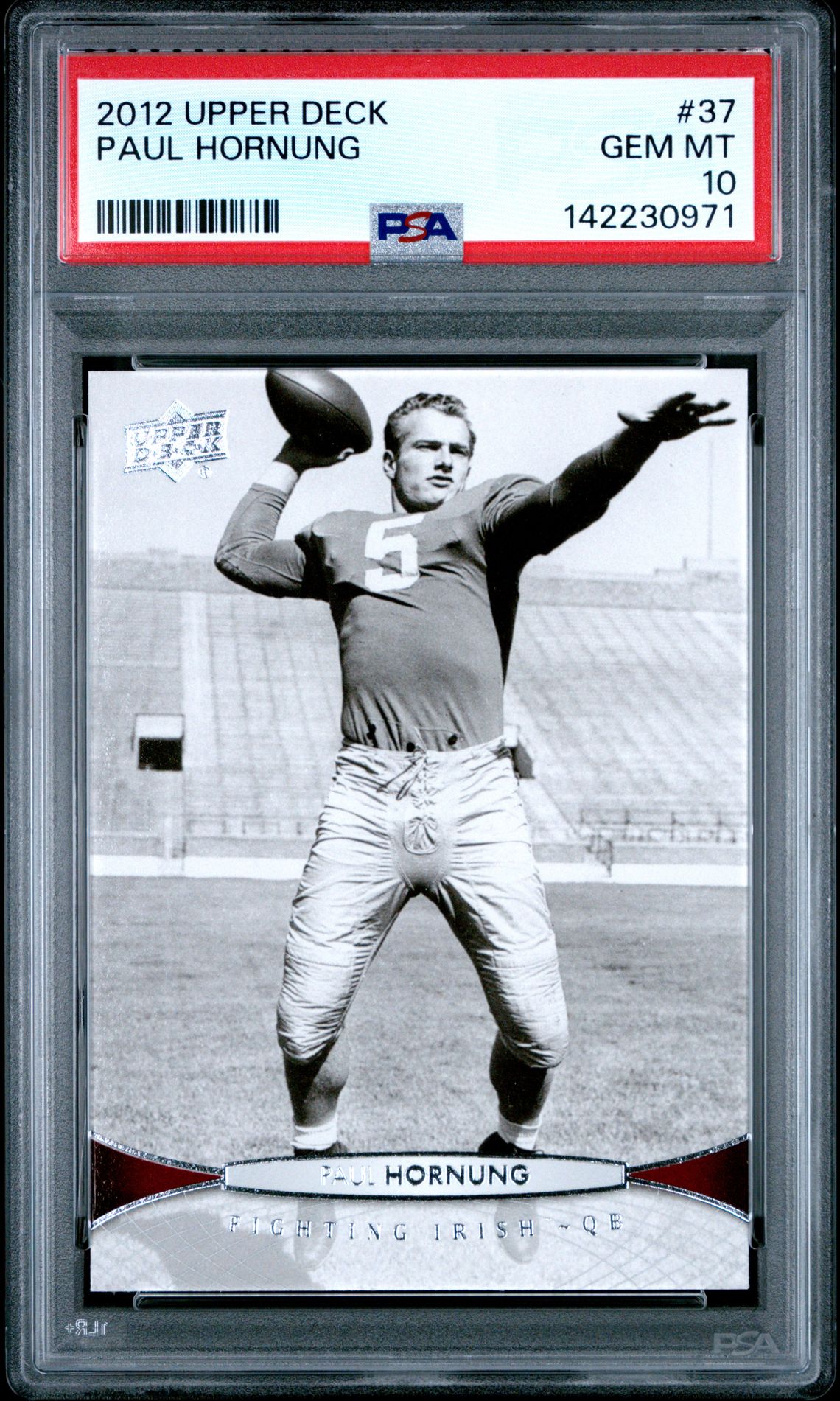 2012 Upper Deck UPPER DECK #37 Paul Hornung front