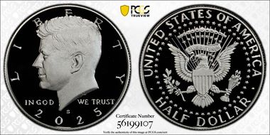 2025-S 50C Silver Limited Edition Proof Set PR70DCAM