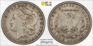 1893 $1 VF25