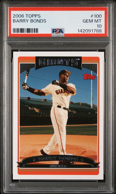 Topps Barry Bonds front