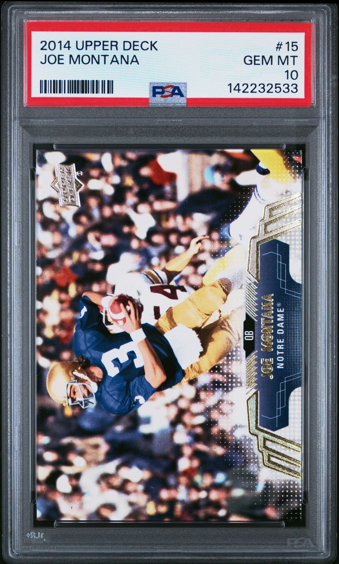 2014 Upper Deck #15 Joe Montana front