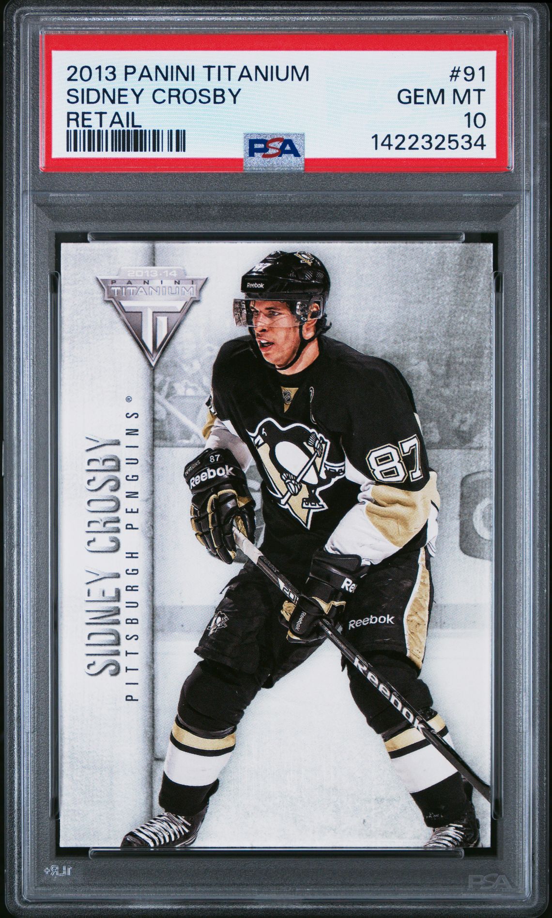 2013 Panini PANINI TITANIUM RETAIL #91 Sidney Crosby front