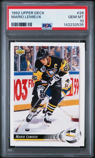 1992 Upper Deck #26 Mario Lemieux front