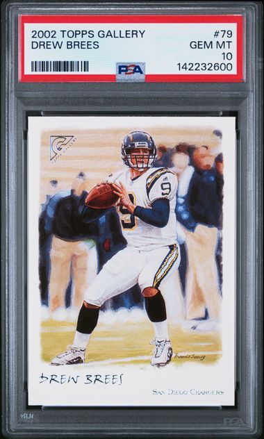2002 TOPPS GALLERY #79 Drew Brees front
