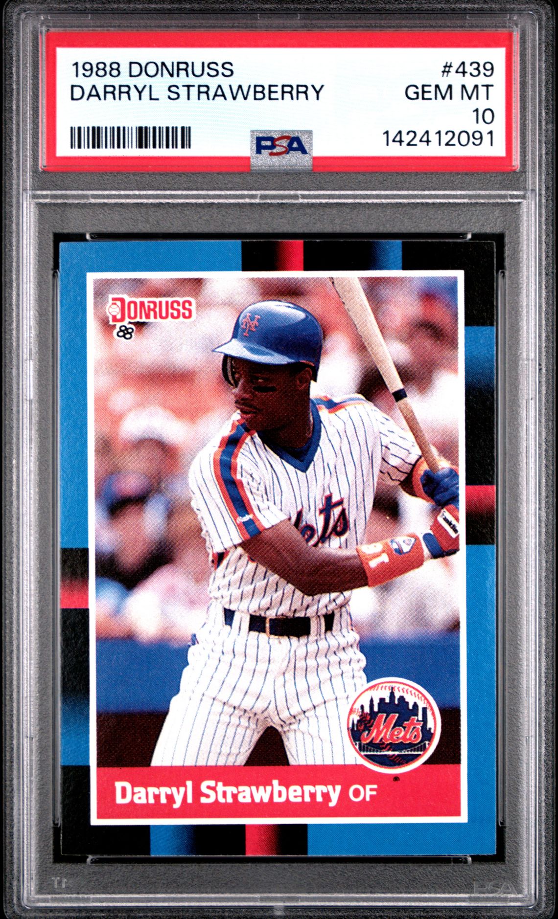 1988 Donruss DONRUSS #439 Darryl Strawberry front