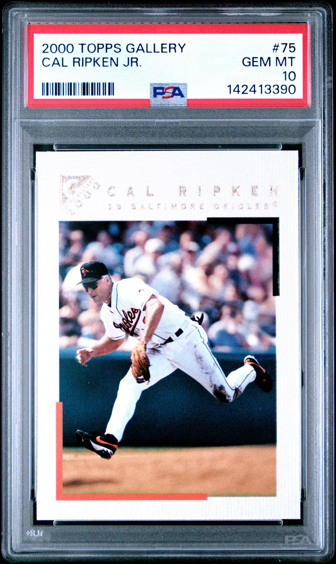 2000 Topps TOPPS GALLERY #75 Cal Ripken Jr. front