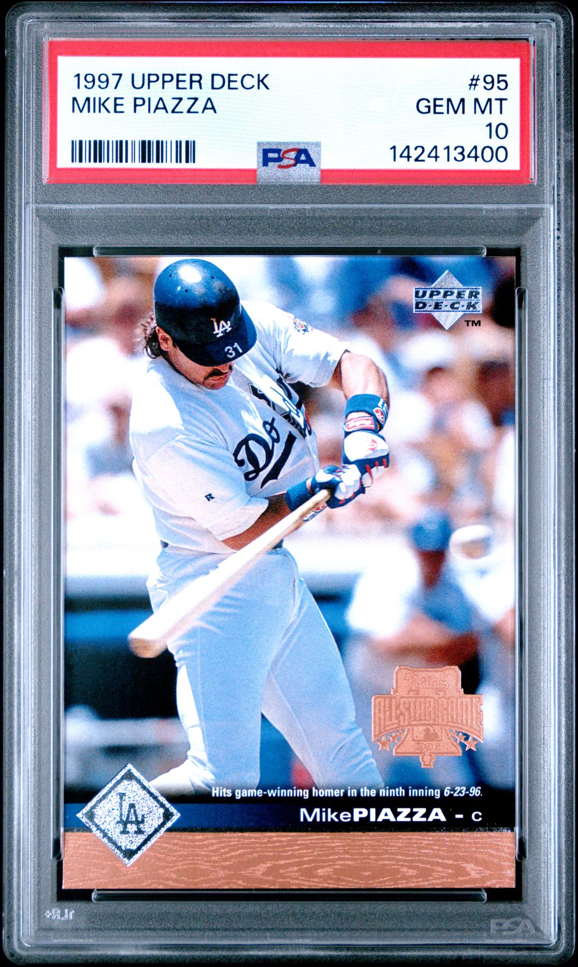 1997 Upper Deck UPPER DECK #95 Mike Piazza front