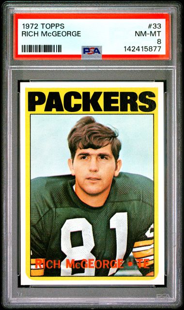 1972 Topps #33 Rich McGeorge front