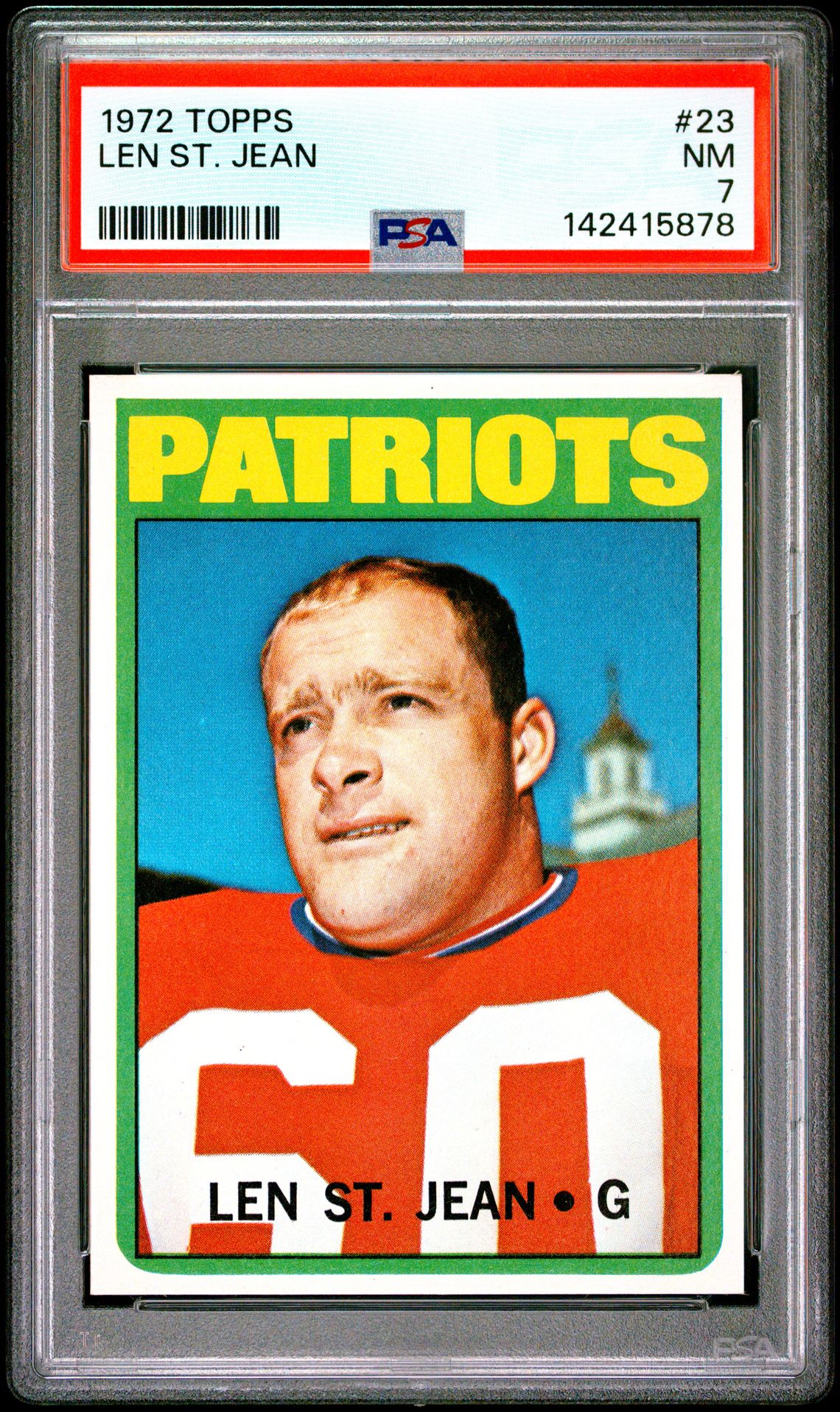 1972 Topps TOPPS #23 Len St. Jean front