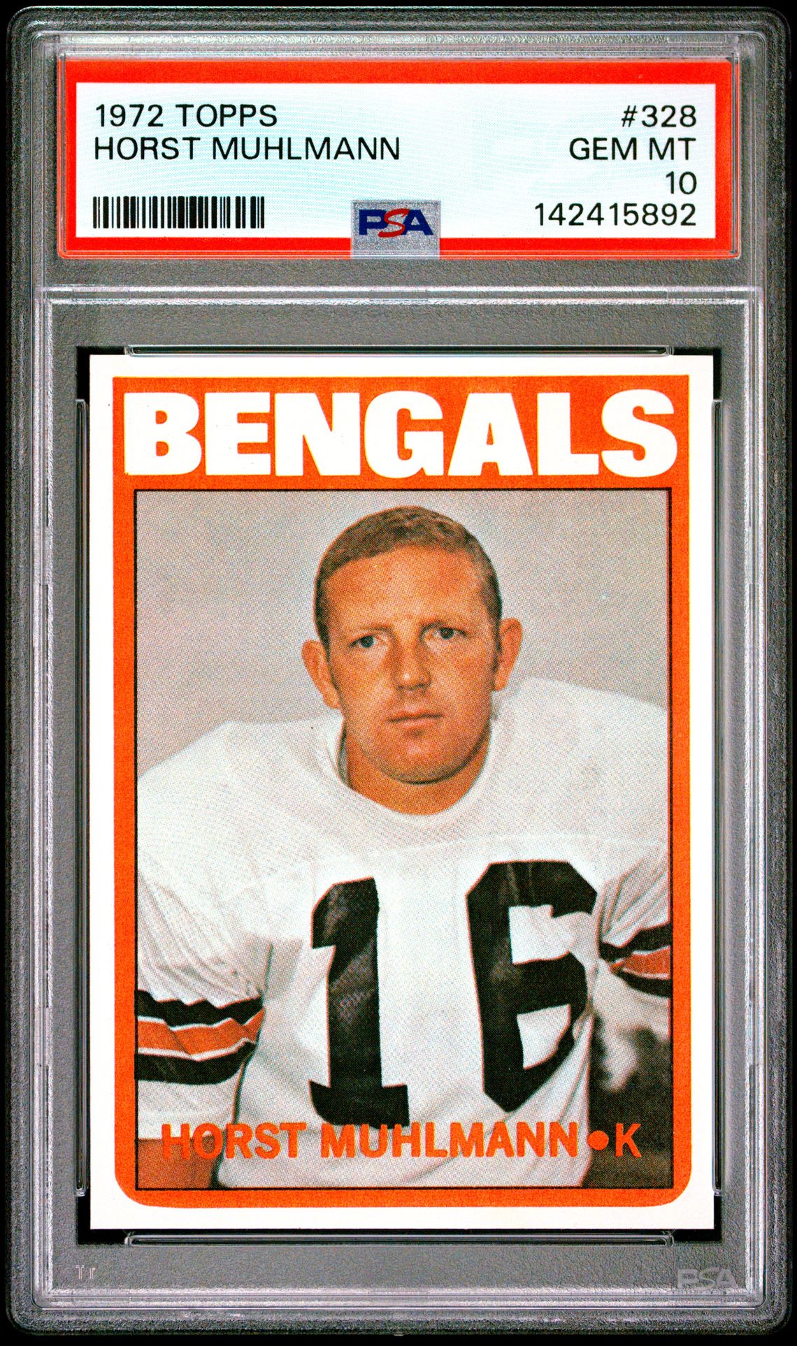 1972 Topps TOPPS #328 Horst Muhlmann front