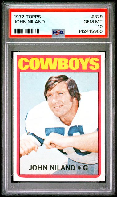 1972 Topps TOPPS #329 John Niland front