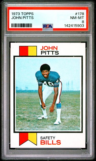 1973 Topps #178 John Pitts front