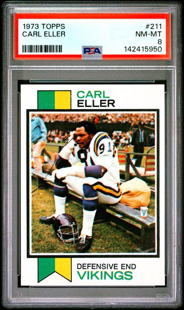 1973 Topps #211 Carl Eller front