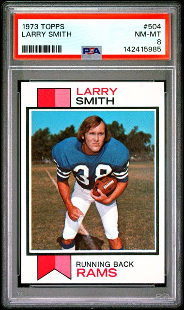 1973 Topps #504 Larry Smith front