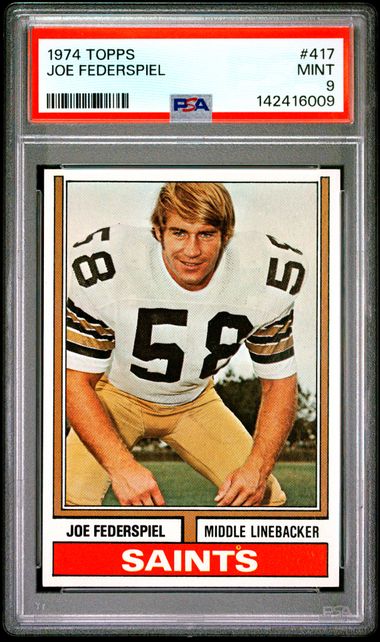 1974 Topps #417 Joe Federspiel front