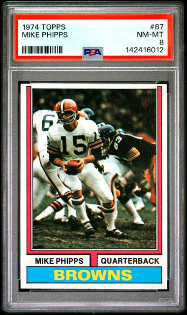1974 Topps #87 Mike Phipps front